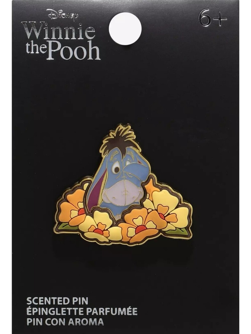 Loungefly Disney Winnie the Pooh Eeyore Floral Scented Enamel Pin